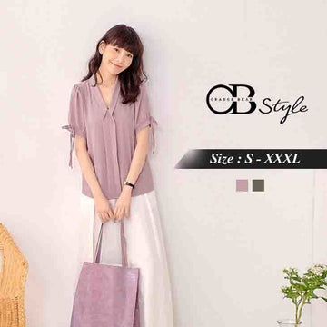 CHIFFON PUFF SLEEVE TOPS