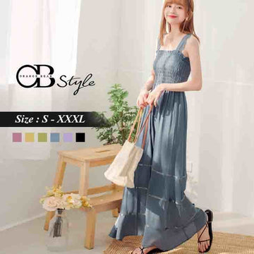 LACED SLEEVELESS MAXI DRESS