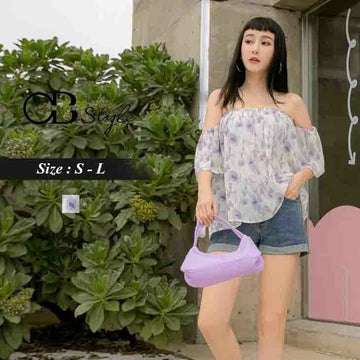 CHIFFON OFF-SHOULDER TOPS