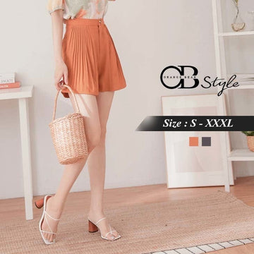 ORANGEBEAR RIBBED HIGH WAIST SHORTS