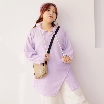 Asymmetric Hooded Top