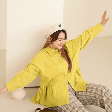 Loose Fit Long Sleeve Shirt Top