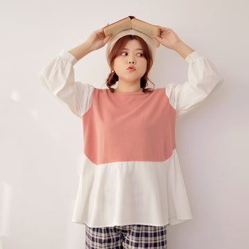 Layered Back Tie A-Line Top