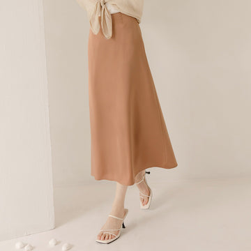 Korean A-Line Long Maxi Summer Skirt
