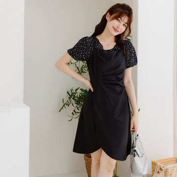 Casual Floral Print Short Sleeve Summer Dress