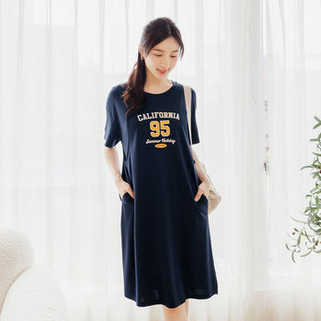 Maternity UV Protection Cooling Nursing Comfy Dress