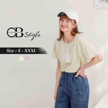 POLO BEAR PRINTED COTTON TEE