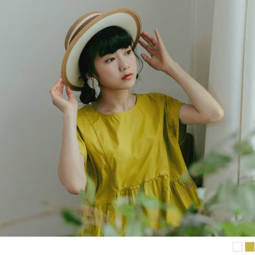 COTTON DROP SHOULDER BATWINGS SLEEVE COTTON TOPS