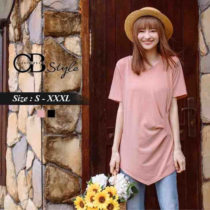 ASYMMETRICAL HEM SHORT SLEEVE TEE