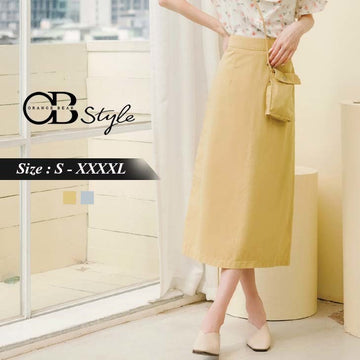 A-LINE MIDI COTTON SKIRTS