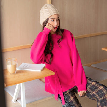 Warm Fleece Long Sleeve Sweatshirt Top AB14511