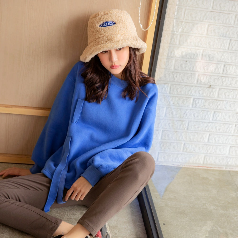 Warm Fleece Long Sleeve Sweatshirt Top AB14511