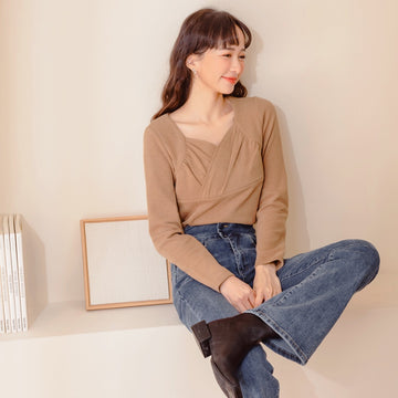 Sweetheart Neck Ruched Top