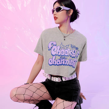 Sanrio Kuromi Short Oversized T-Shirt Top