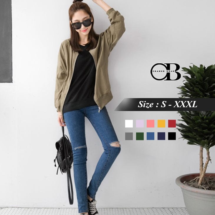 V NECK BAT SLEEVE TOPS