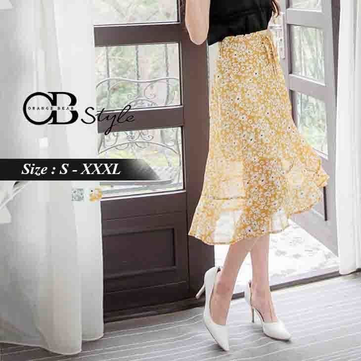 PRINTED MERMAID WAVE SKIRTS