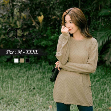 LONG-LINE LONG SLEEVE TOPS