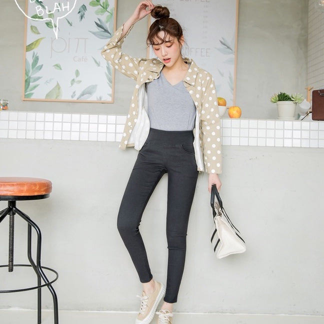 (SG STOCK) WEEKEND X OB DESIGN WOMEN CASUAL -5KG SLIMMING FIT SKINNY STRETCH PANTS TROUSERS S-XXXXL PLUS SIZE